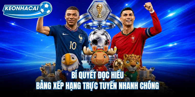 Bí quyết đọc hiểu bảng xếp hạng trực tuyến nhanh chóng 